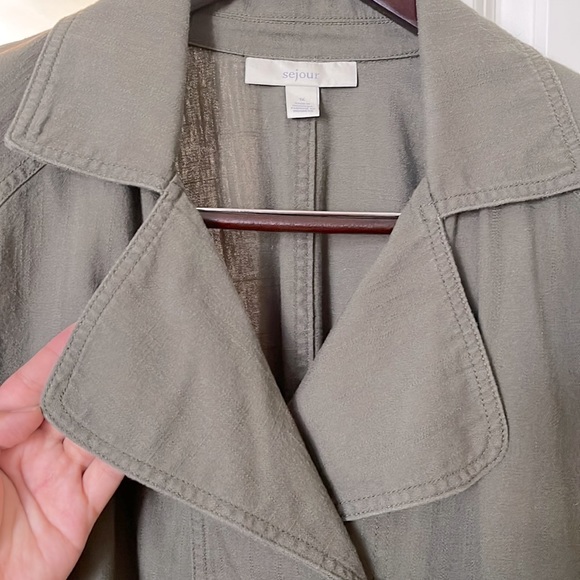 Cute double breasted utility jacket. EUC - Picture 7 of 9
